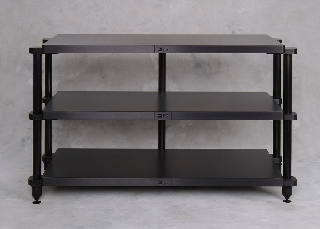 HRS EXRD Double-Wide Audio Stand — manufacturer photography