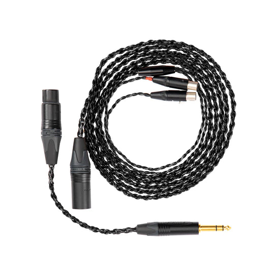 Audeze LCD Standard Combo Cable - Balanced XLR with 1/4" Single-ended Adapter