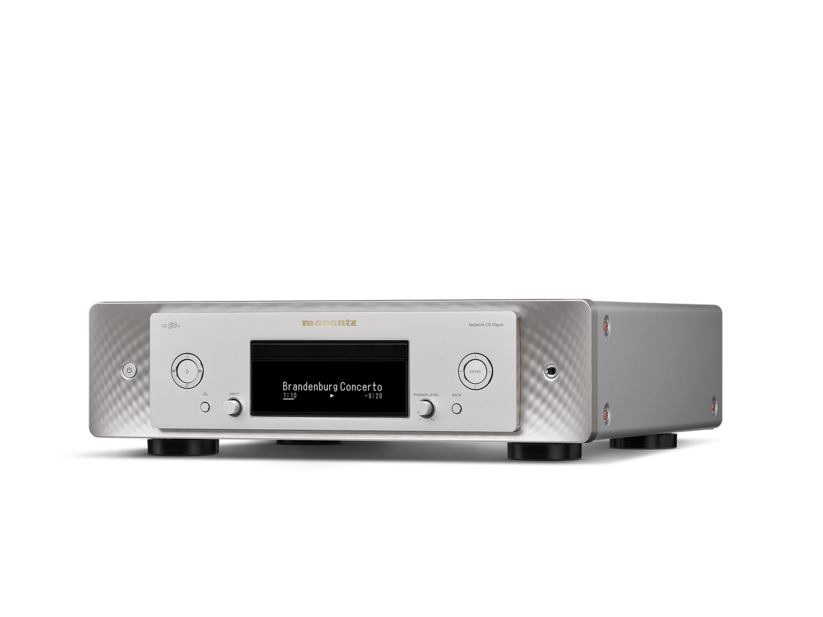 Marantz CD 50n — Silver-Gold — CD50N - Silver gold facing left view