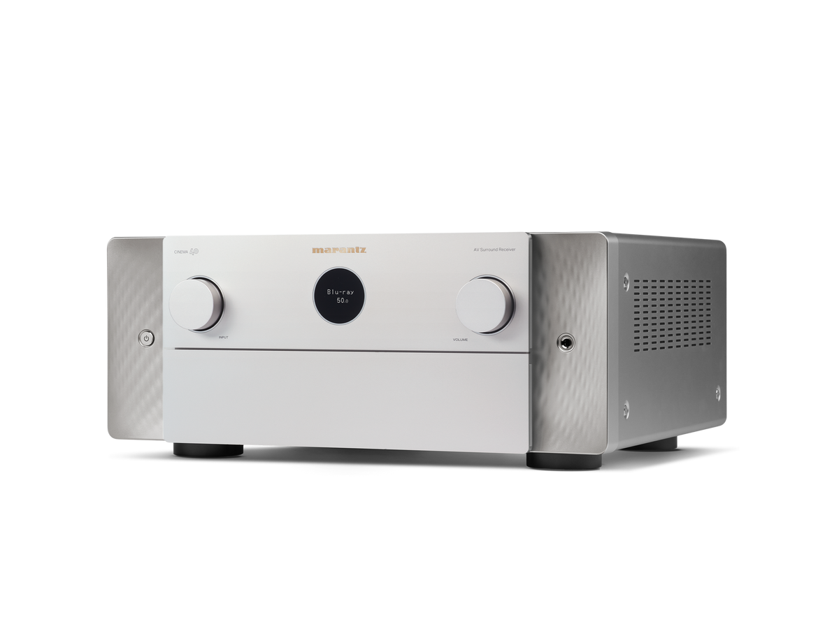 Marantz CINEMA 40 — Silver-Gold — CINEMA 40 - Silver gold facing left view