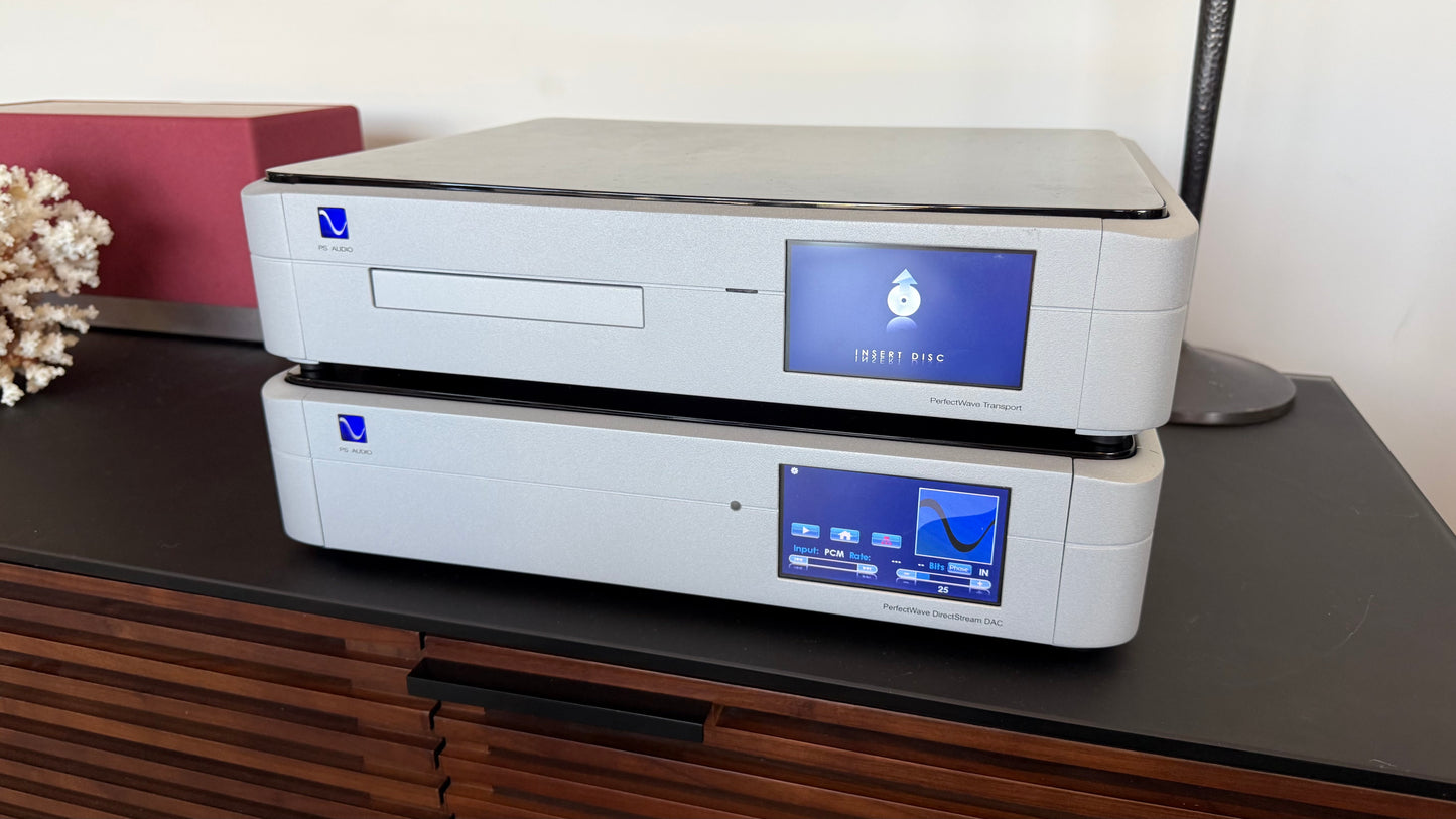 PS Audio PerfectWave Direct Stream DAC and CD Transport Combo