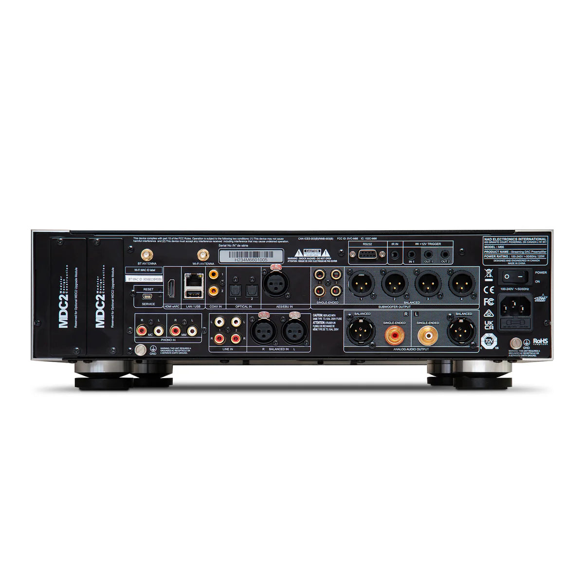 NAD Masters M66 BluOS Streaming DAC-Preamplifier
