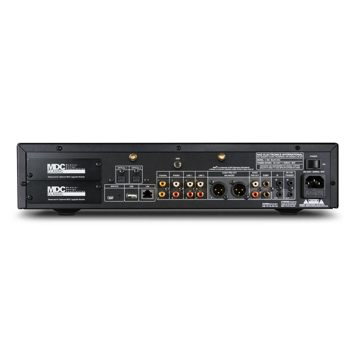 NAD C 658 BluOS Streaming DAC