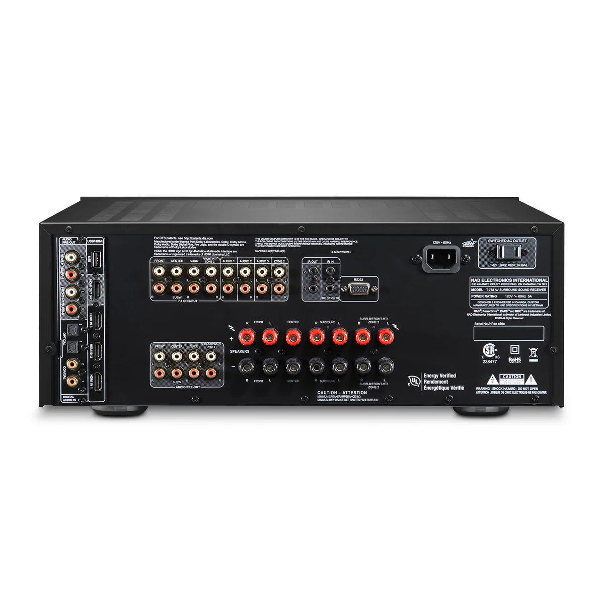 NAD T 758 V3i A/V Surround Sound Receiver