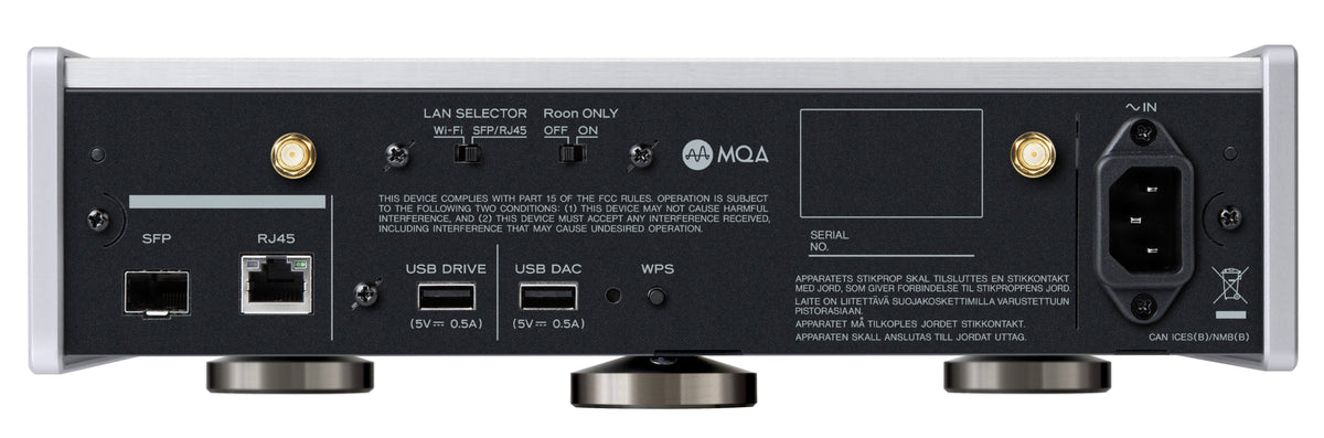 TEAC NT-507T Silver rear view