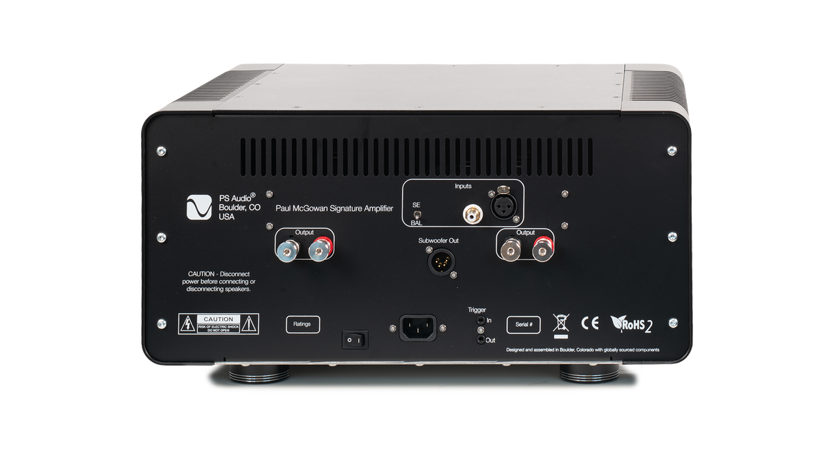 PS Audio PMG M400 Monoblock (Pair) rear connections