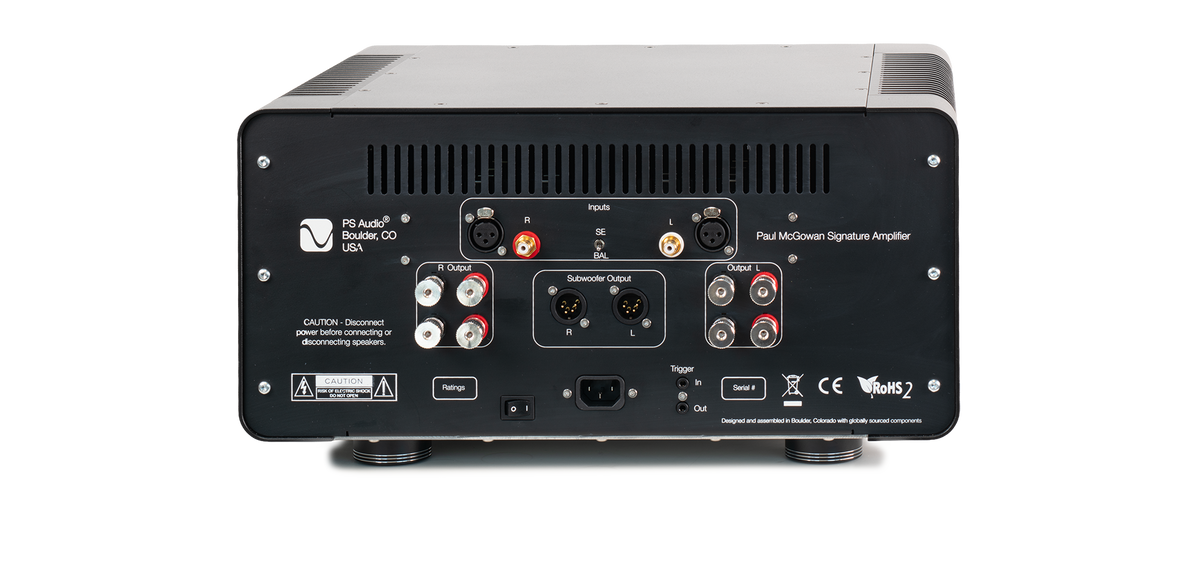 PS Audio PMG S400 Stereo rear connections