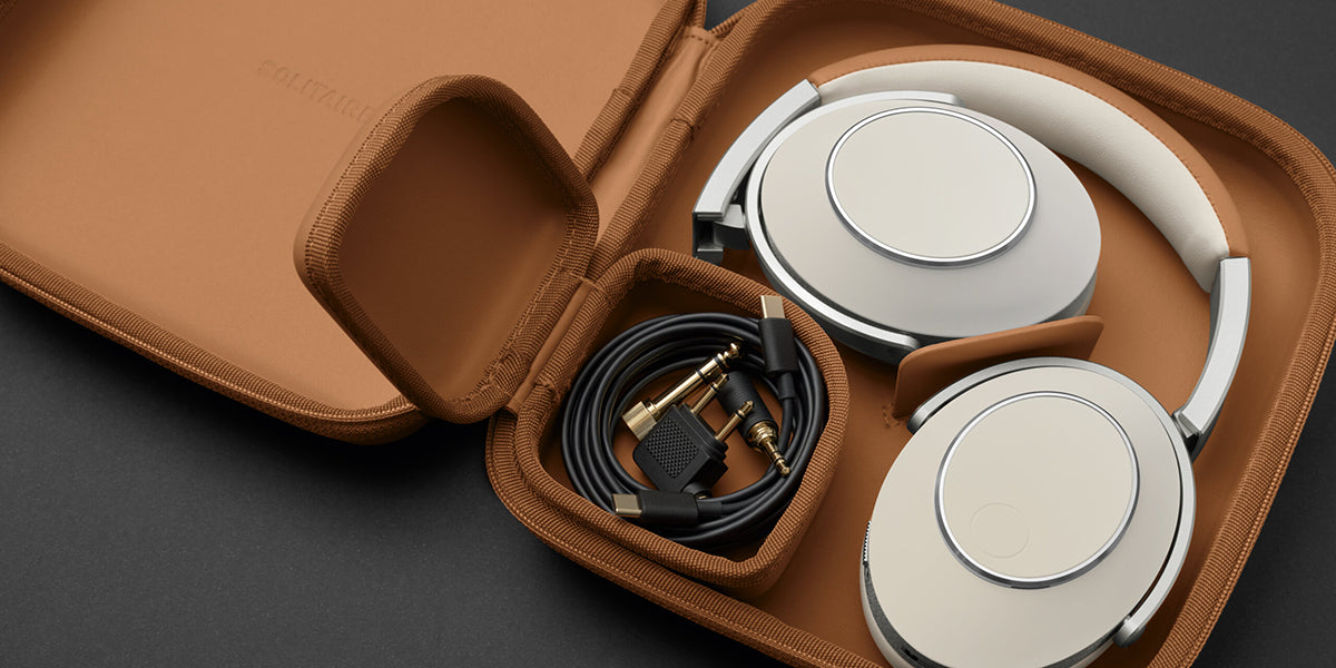 T+A Solitaire T Headphones Cognac White