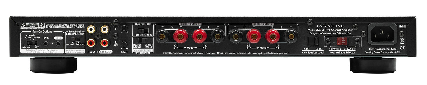 Parasound 275 V2 New Classic Power Amplifier