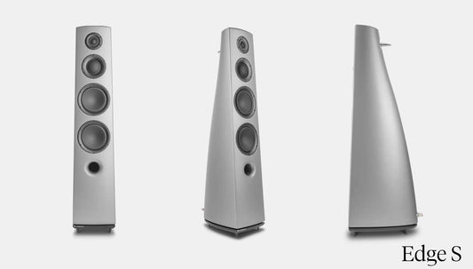 The Cambridge Audio Edge S Limited Edition from three different angles 