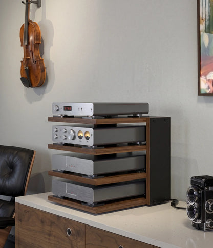 Guild Nines NanoRack Audio Rack With Lighted Shelf
