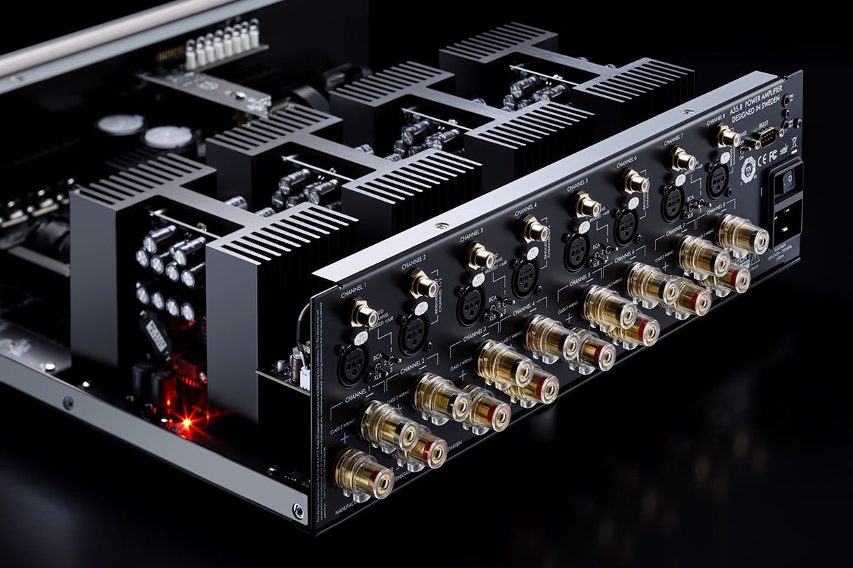 Primare Audio A35.8 – Eight Channel, Fully Bridgeable, Balanced Input Amplifier