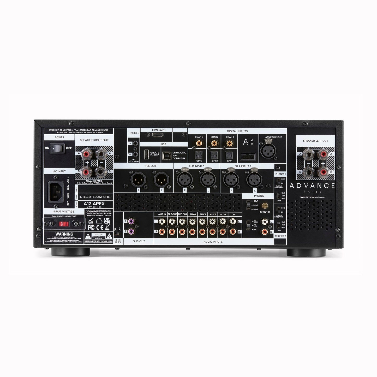 Advance Paris A12 APEX Integrated Amplifier