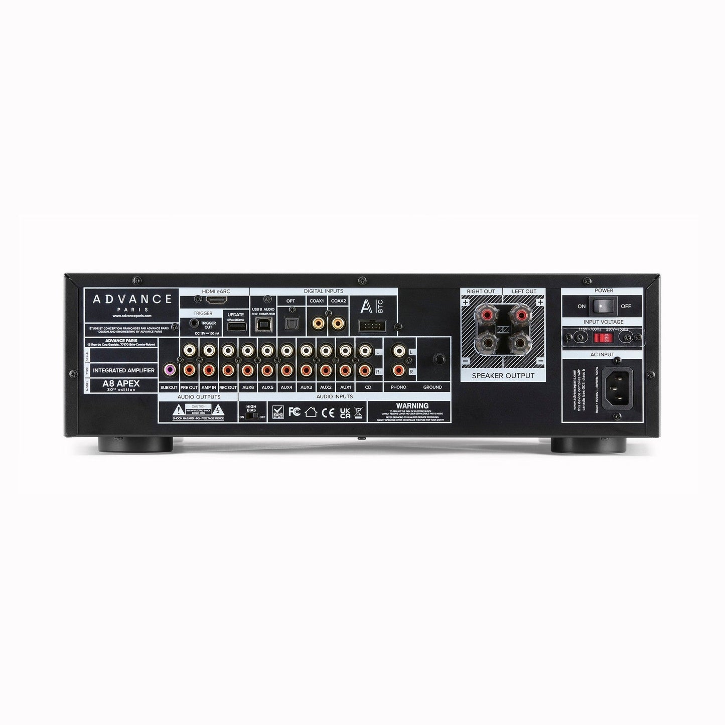 Advance Paris A8 APEX Integrated Amplifier