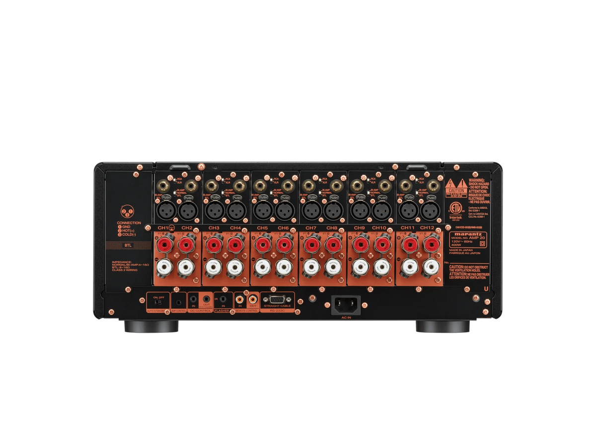 Marantz AMP 20 — Black — AMP 20 - Back View