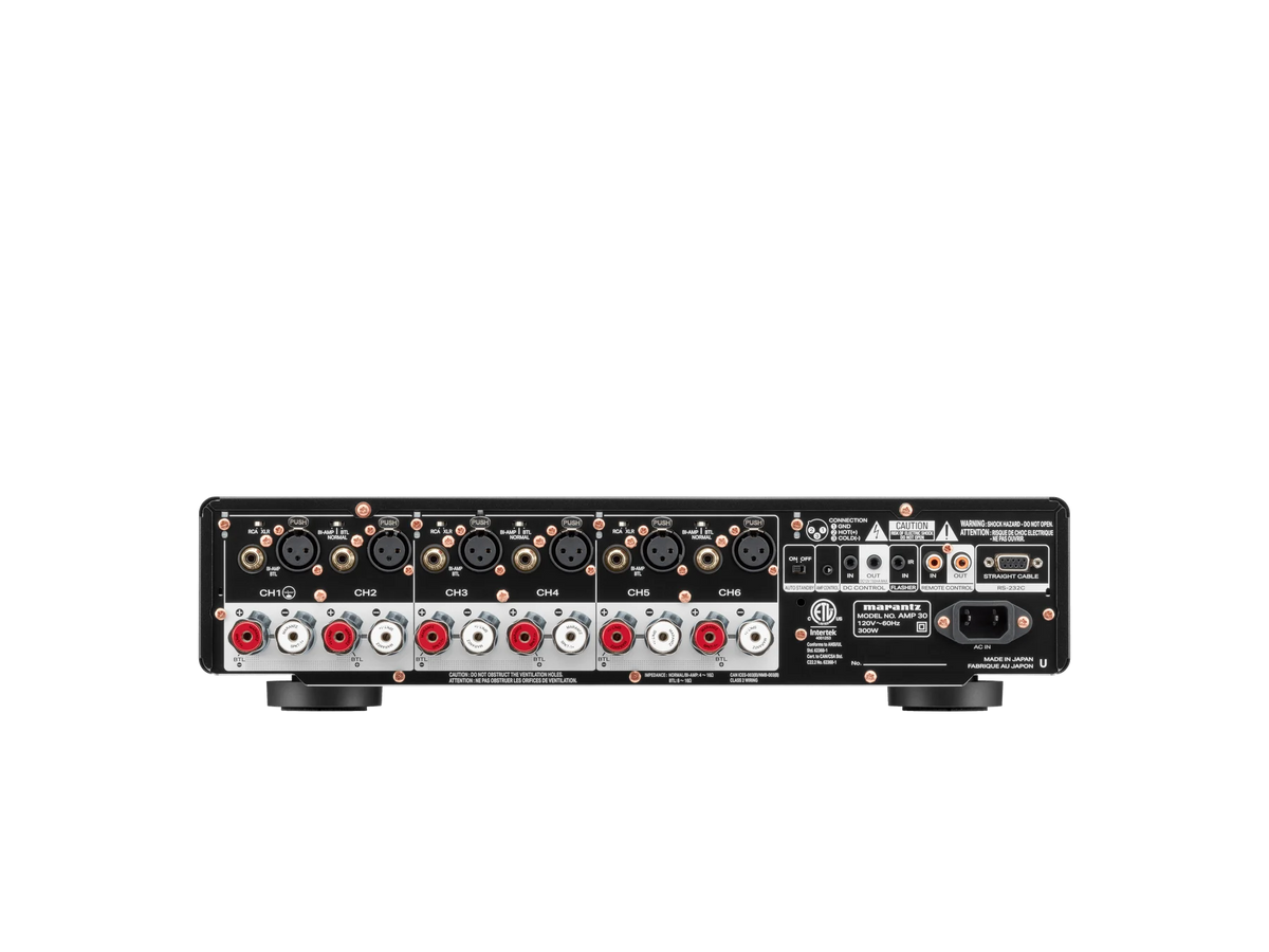 Marantz AMP 30 — Black — AMP30 - Back View