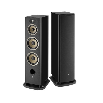 Focal Aria Evo X N4 front floorstanding speakers in the 7.1 system upgrade
