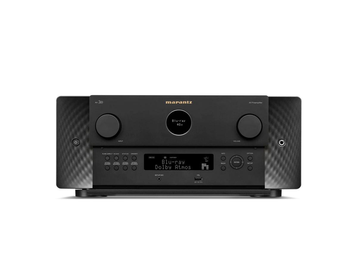 Marantz AV 20 — Black — AV 20 Black Front Open