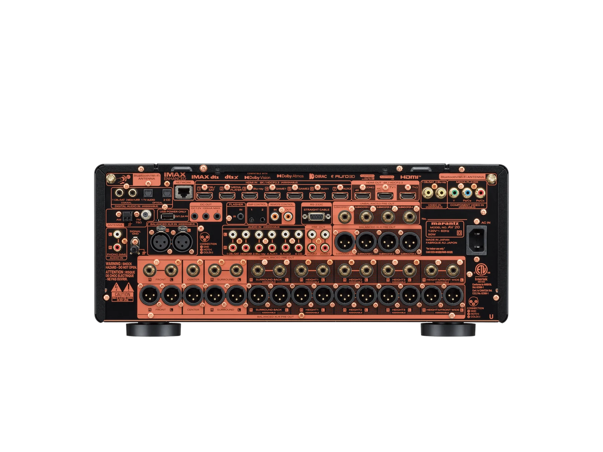 Marantz AV 20 — Black — AV 20 Black Back