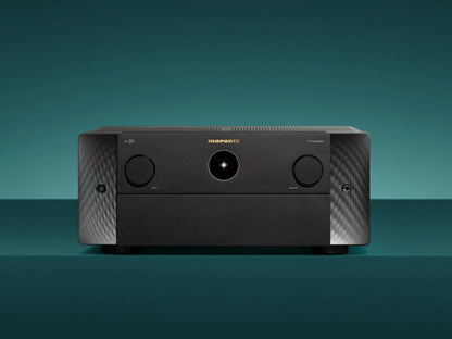 Marantz AV 30 — Black — AV30 - Front View with teal background