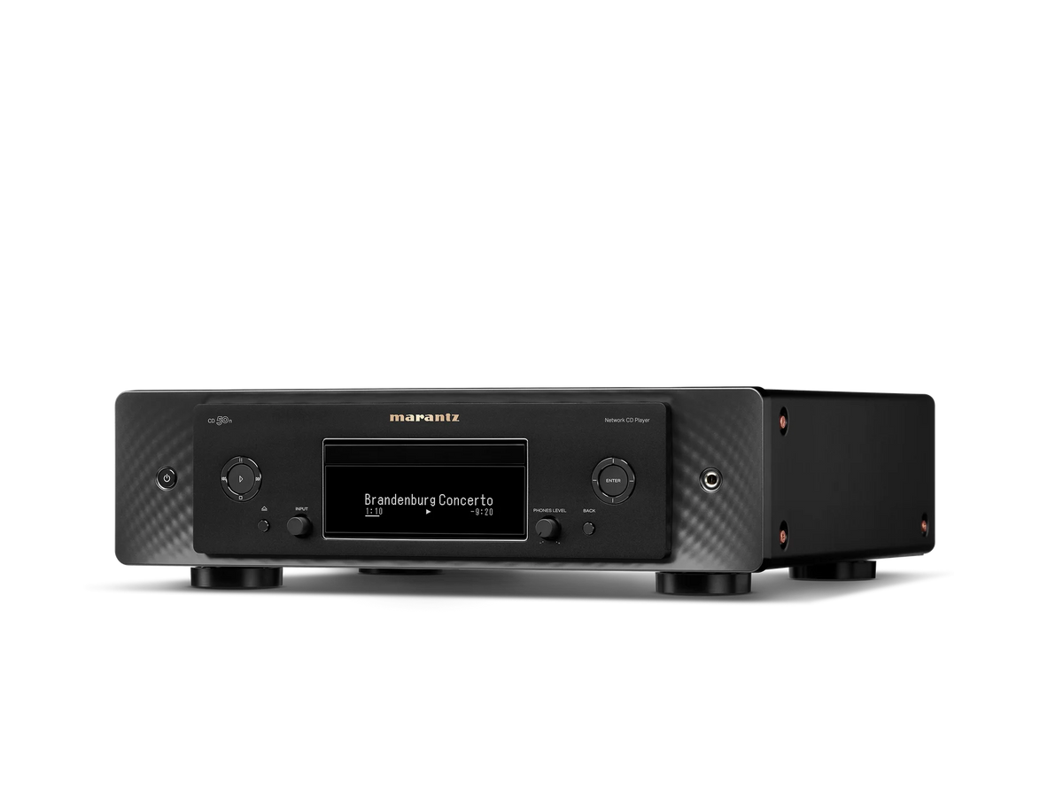 Marantz CD 50n — Black — CD50N - Black facing left view