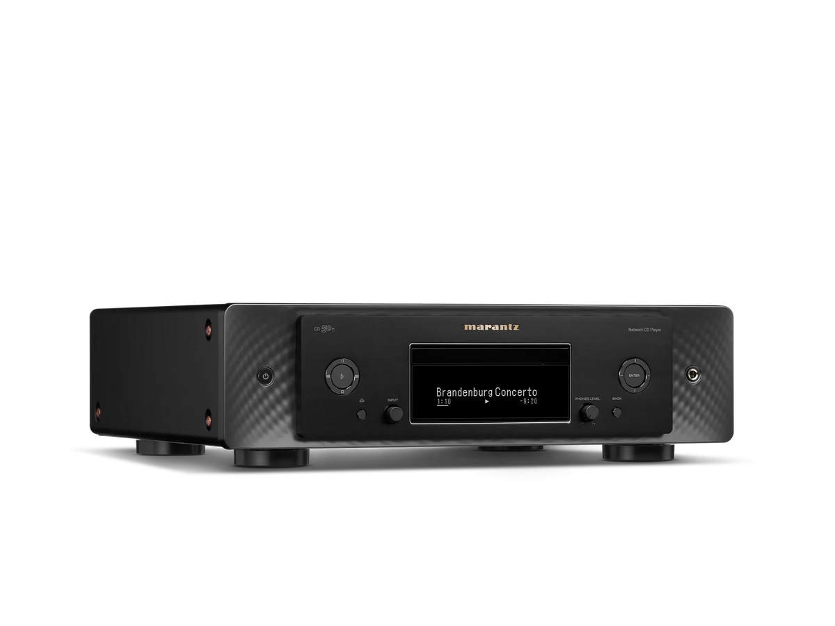 Marantz CD 50n — Black — CD50N - Black facing right view