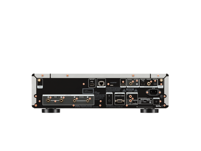 Marantz CD 50n — Silver-Gold — CD50N - Silver gold back view