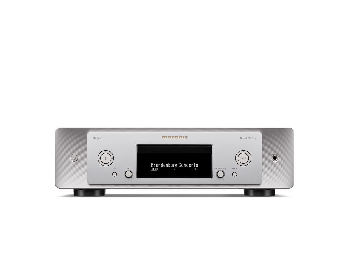 Marantz CD 50n — Silver-Gold — CD50N - Silver gold front view
