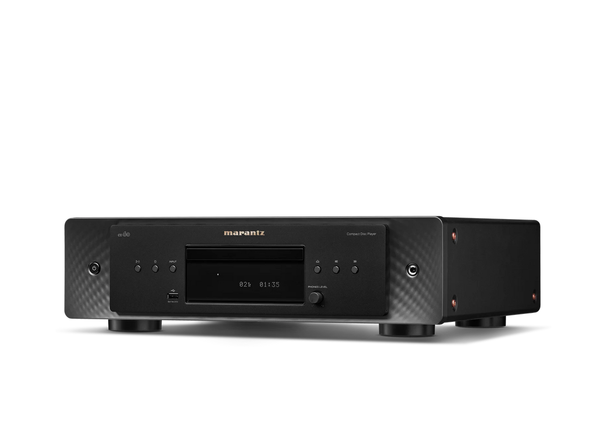 Marantz CD 60 — Black — CD 60 - Black facing left view