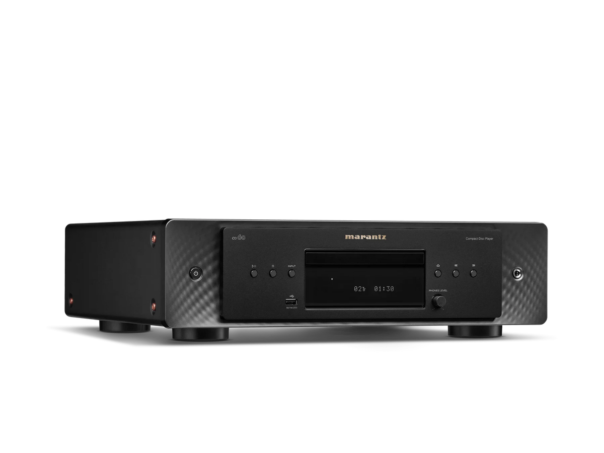 Marantz CD 60 — Black — CD 60 - Black facing right view