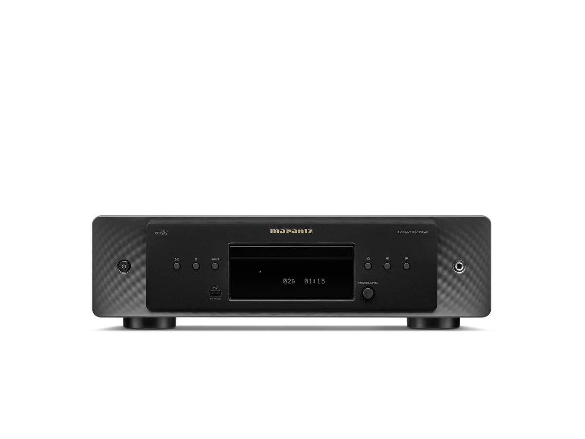 Marantz CD 60 — Black — CD 60 - Black front view