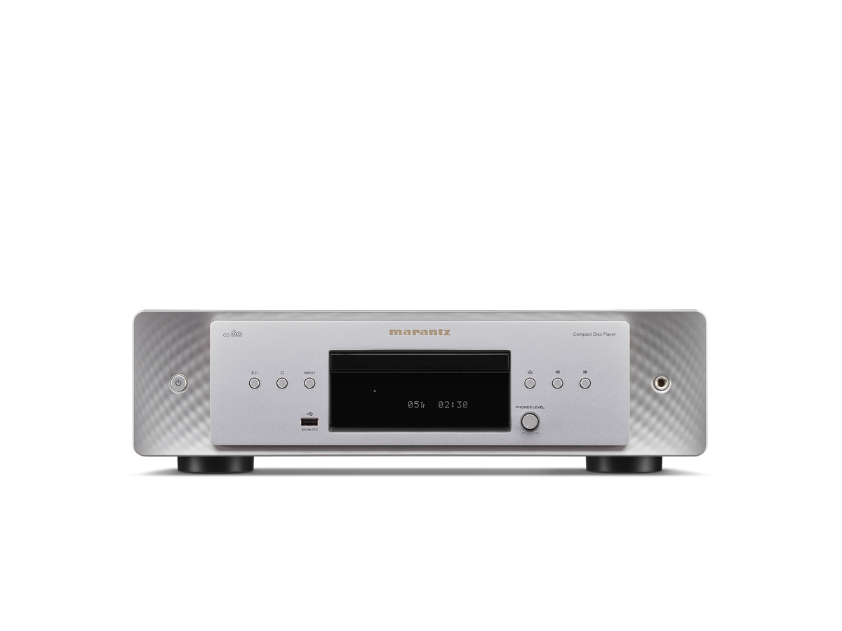 Marantz CD 60 — Silver-Gold — CD 60 - Silver gold front view