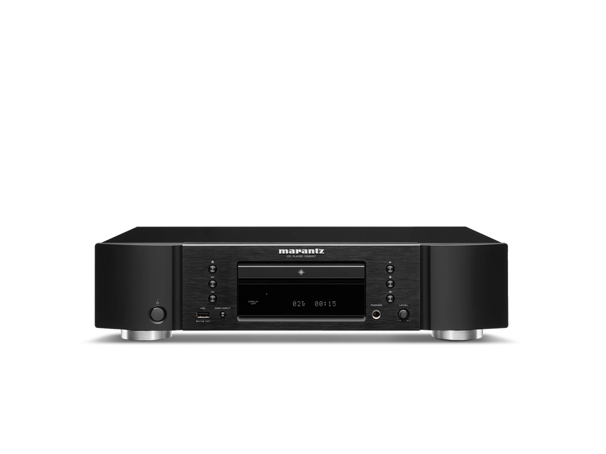 Marantz CD6007 — Black — CD6007 - Black front view