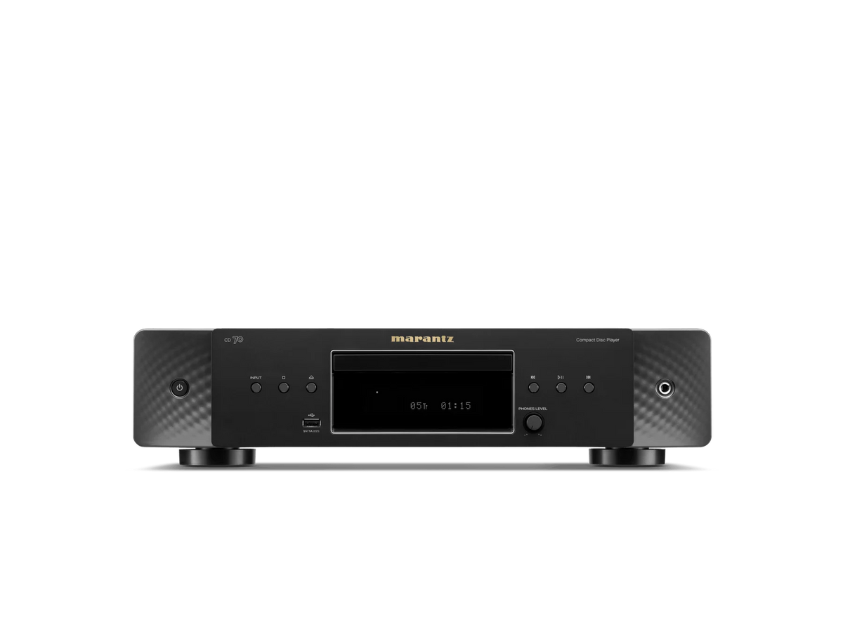 Marantz CD 70 — Black — CD 70 Black Front