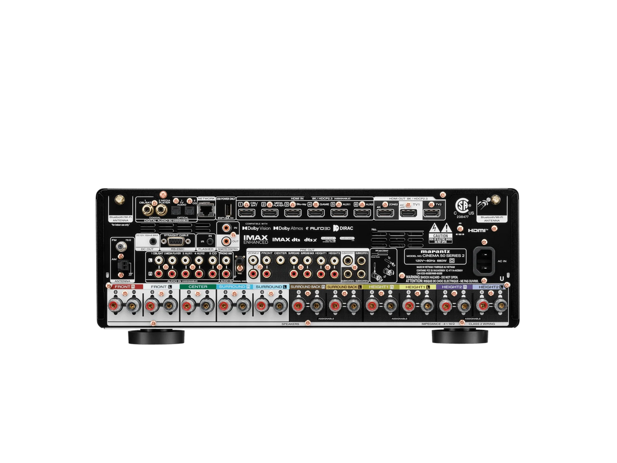 Marantz CINEMA 50 SERIES 2 — Black — Black Cinema 50 S2 back
