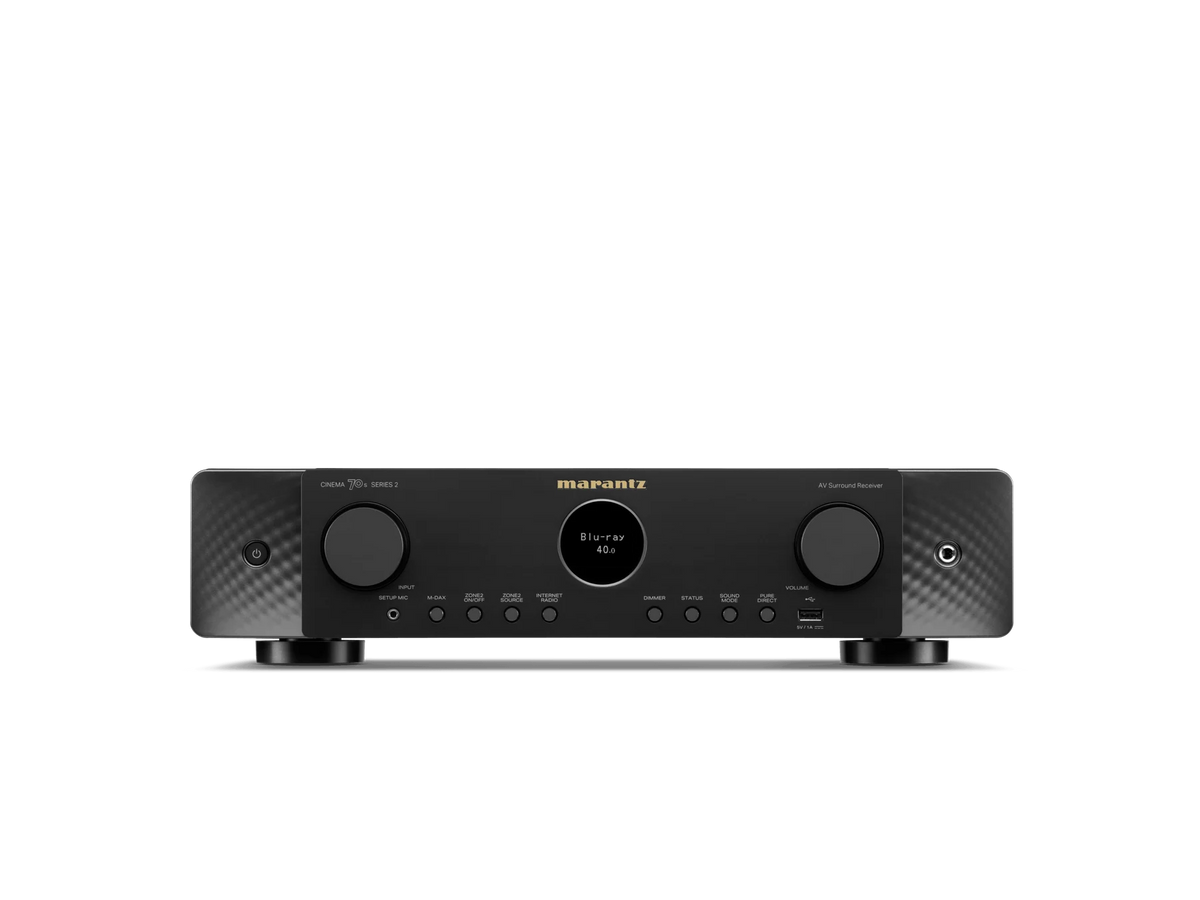 Marantz CINEMA 70s SERIES 2 — Black — Black Cinema 70s S2 front