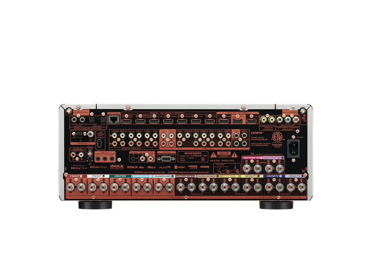 Marantz CINEMA 30 — Silver-Gold — Silver-Gold Cinema 30 back