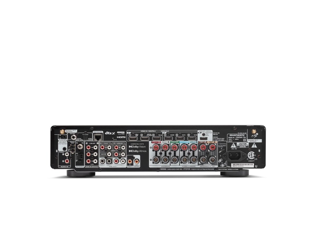Marantz CINEMA 70s — Black — CINEMA 70 - Black back view