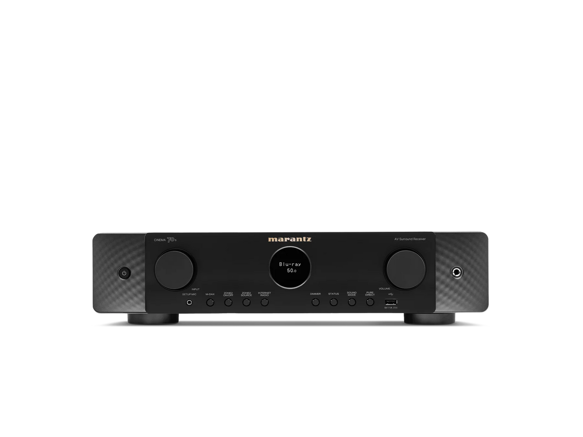 Marantz CINEMA 70s — Black — CINEMA 70 - Black front view