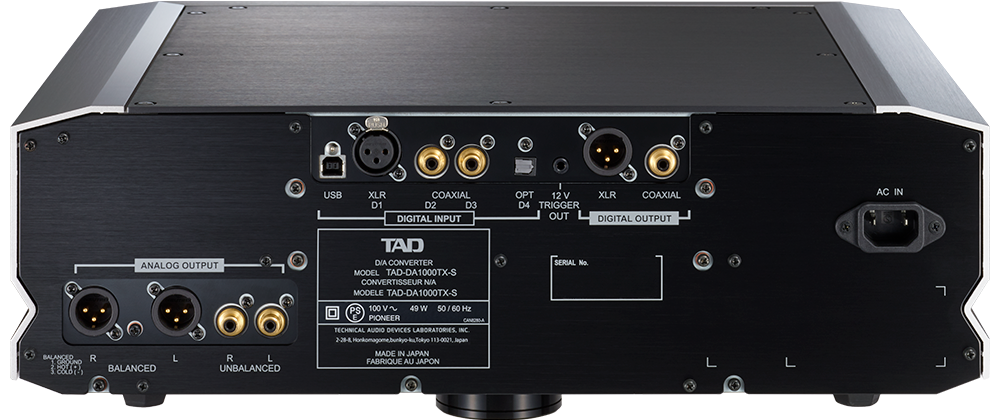 TAD Labs D1000TX Evolution Disc Player