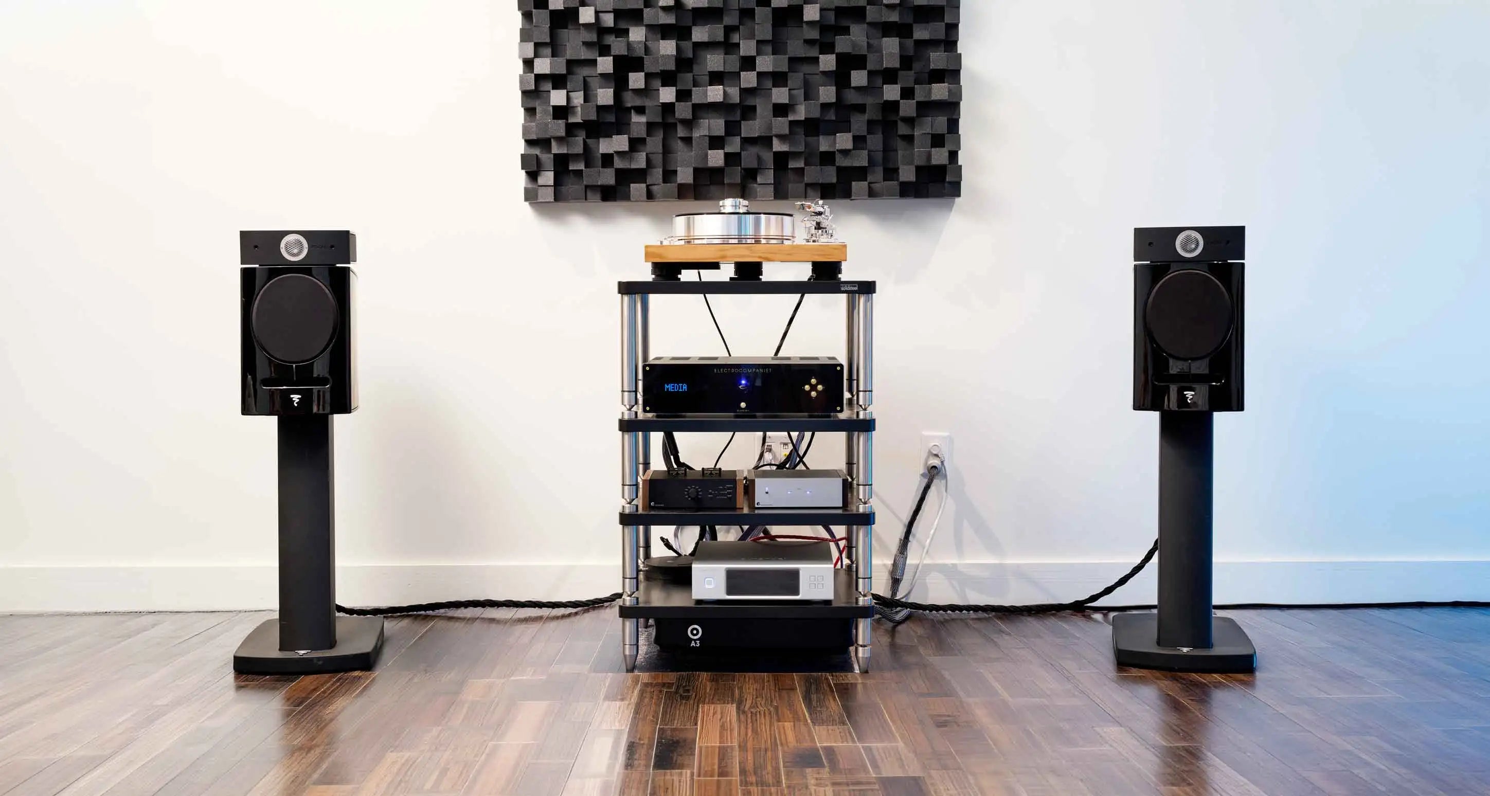 A listening-room system at House of Stereo in Jacksonville