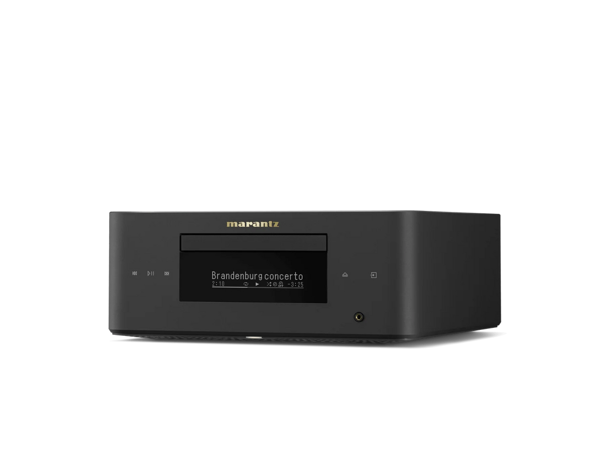 Marantz MCR 60n — Black — Black MCR 60n front facing left