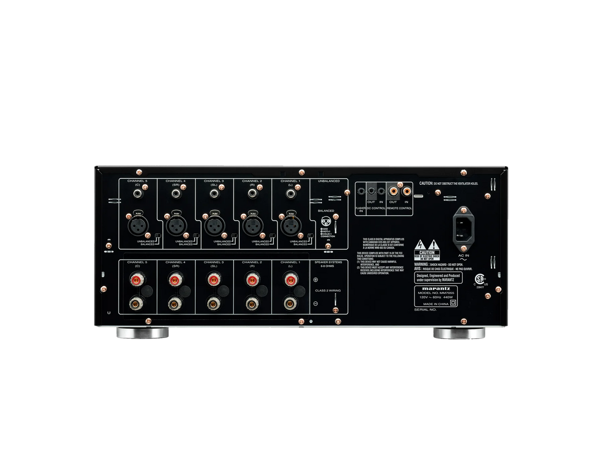 Marantz MM7055 — Black — MM7055 - Black back view