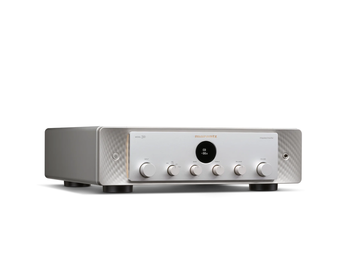 Marantz MODEL 30 — Silver-Gold — MODEL 30 - Silver gold facing right view