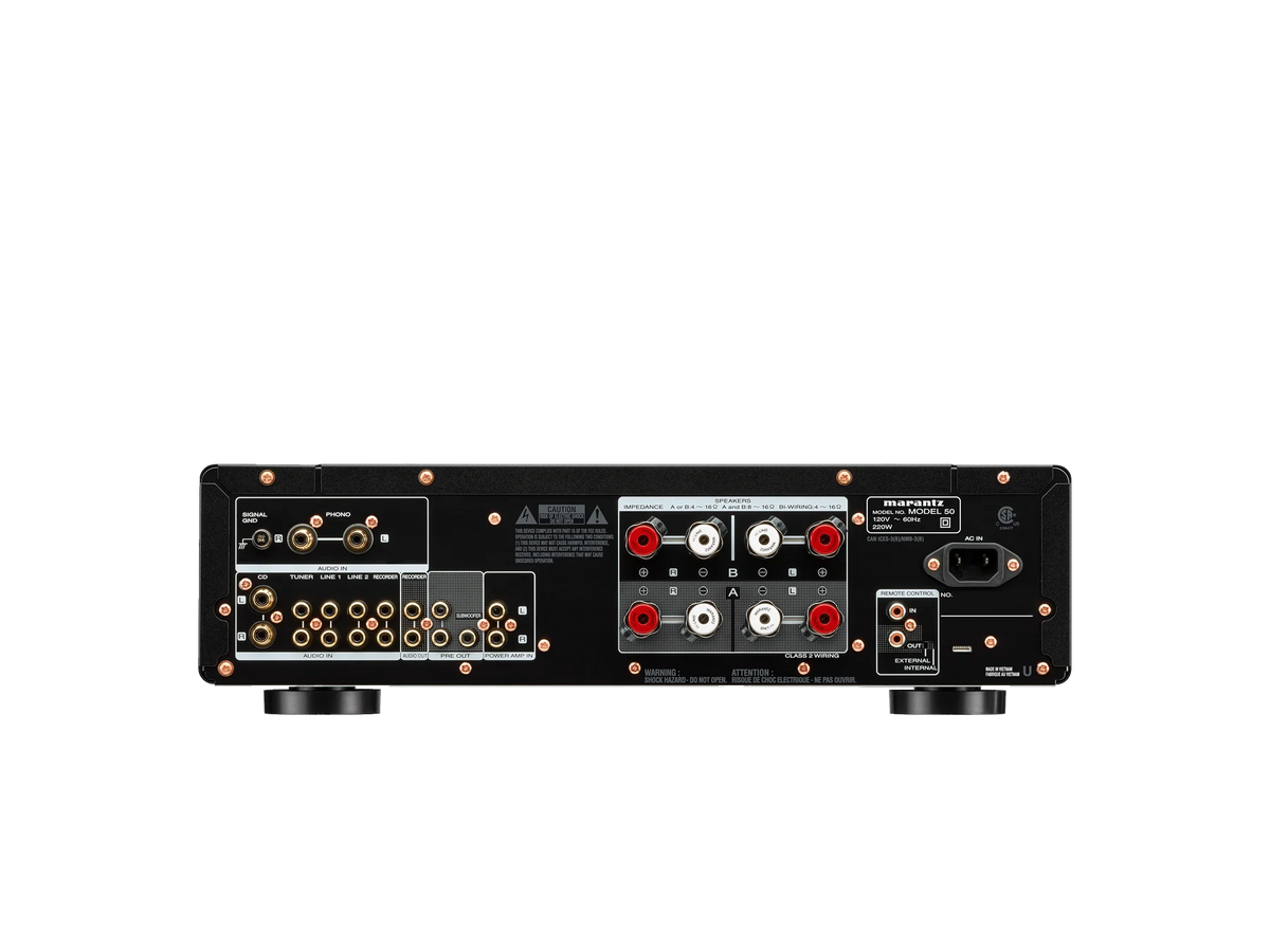 Marantz MODEL 50 — Black — MODEL 50 - Black back view