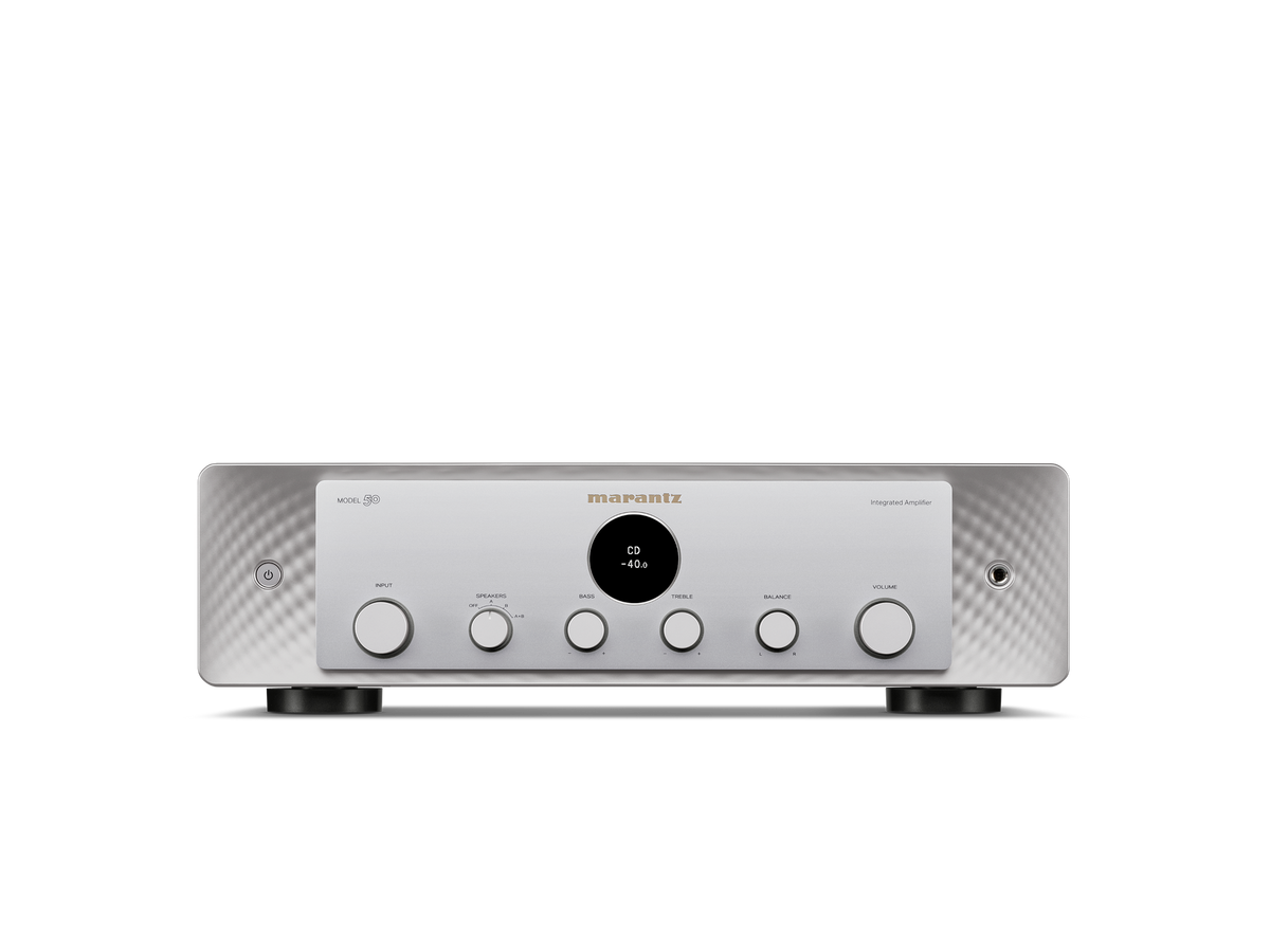 Marantz MODEL 50 — Silver-Gold — MODEL 50 - Silver gold front view