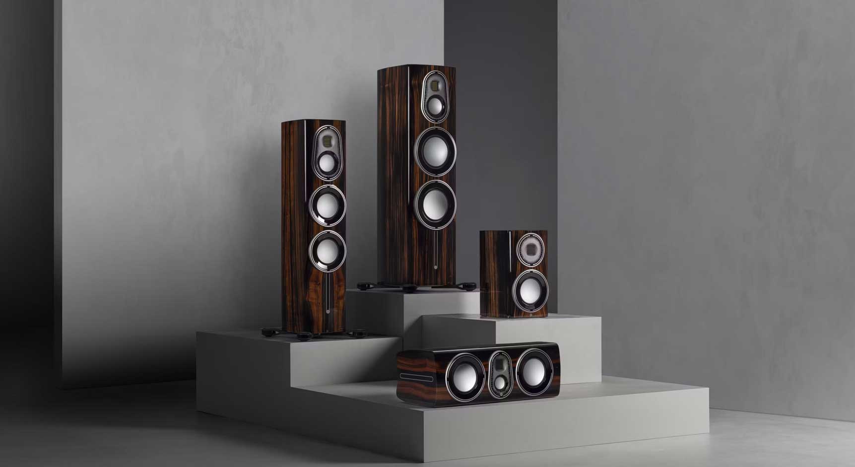 Monitor Audio Platinum Series on display
