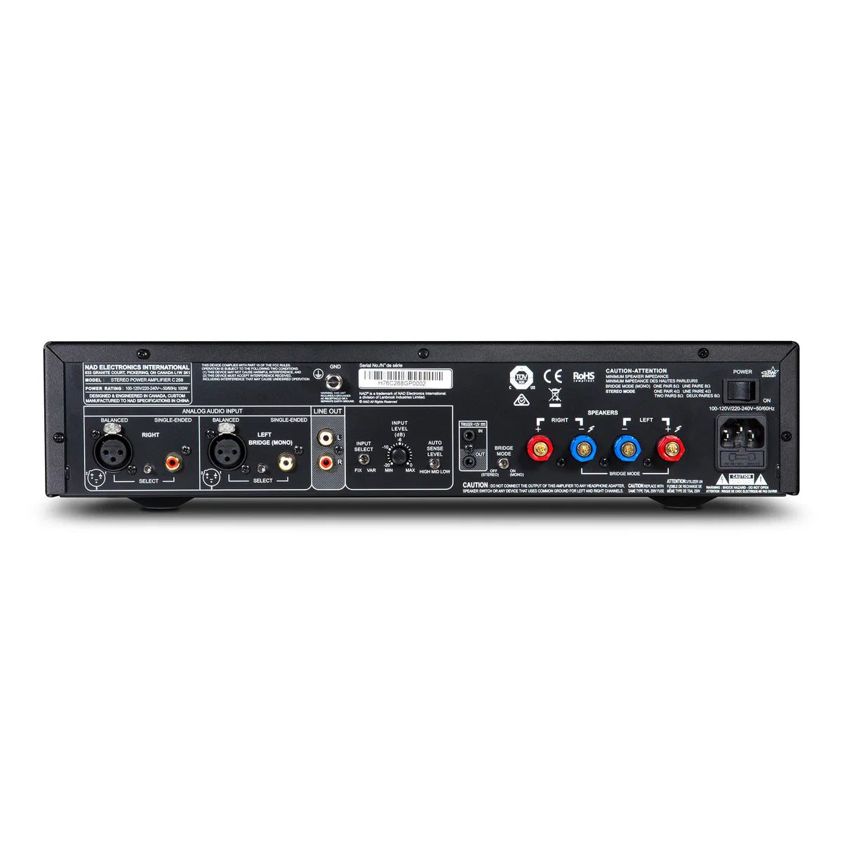 NAD C 268 Stereo Power Amplifier