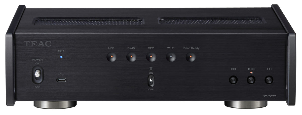 TEAC NT-507T Black front view