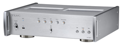 TEAC NT-507T Silver angled view